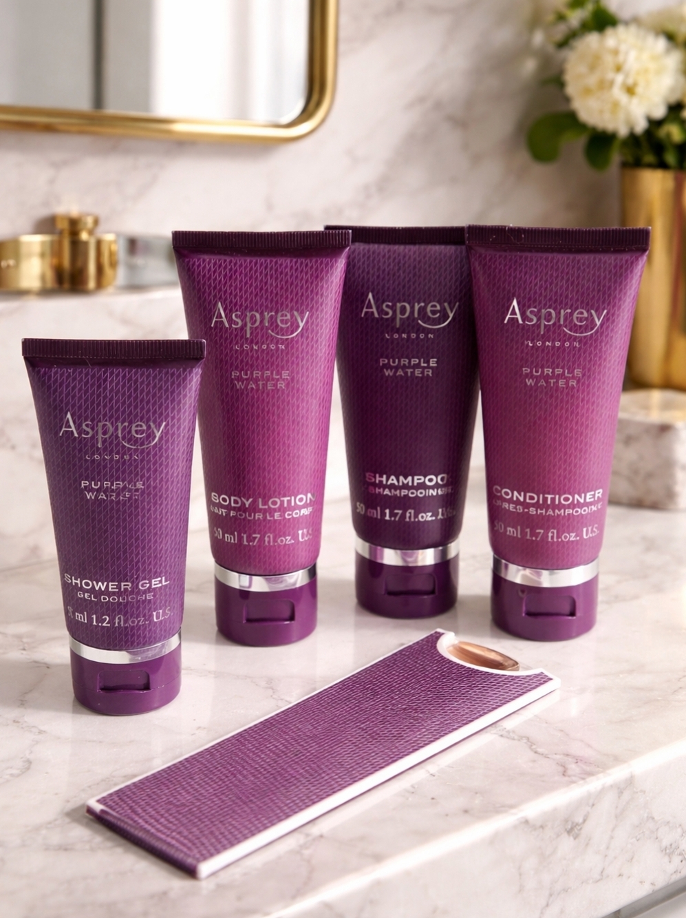 Asprey Purple Water Travel Set